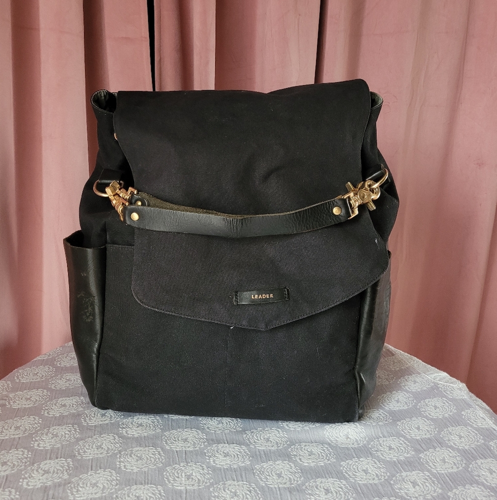 Leader Bag Co Julien Backpack-Black